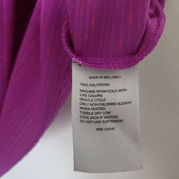 Reebok Womens Activewear Short Sleeve V-Neck Top *no size tag - Picture 4 of 4